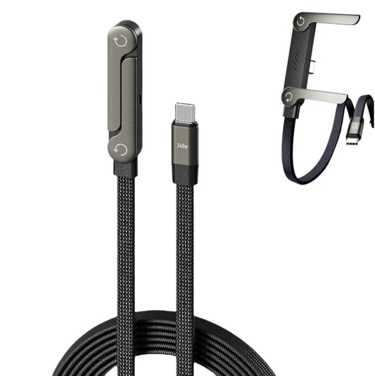 Fast Charging Cable – 2-in-1 Invisible Phone Stand & Charging Cord