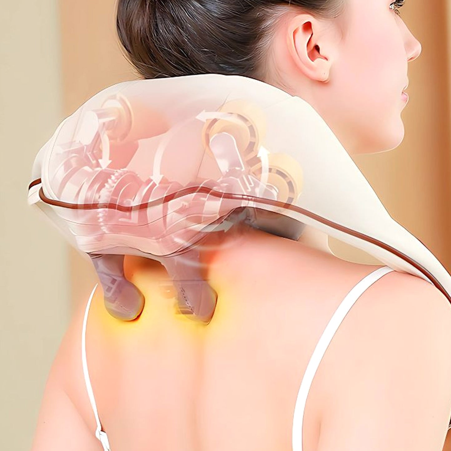 ComfortFit Adjustable Neck & Shoulder  Massager Belt (Medium Belt) - Dealzyra