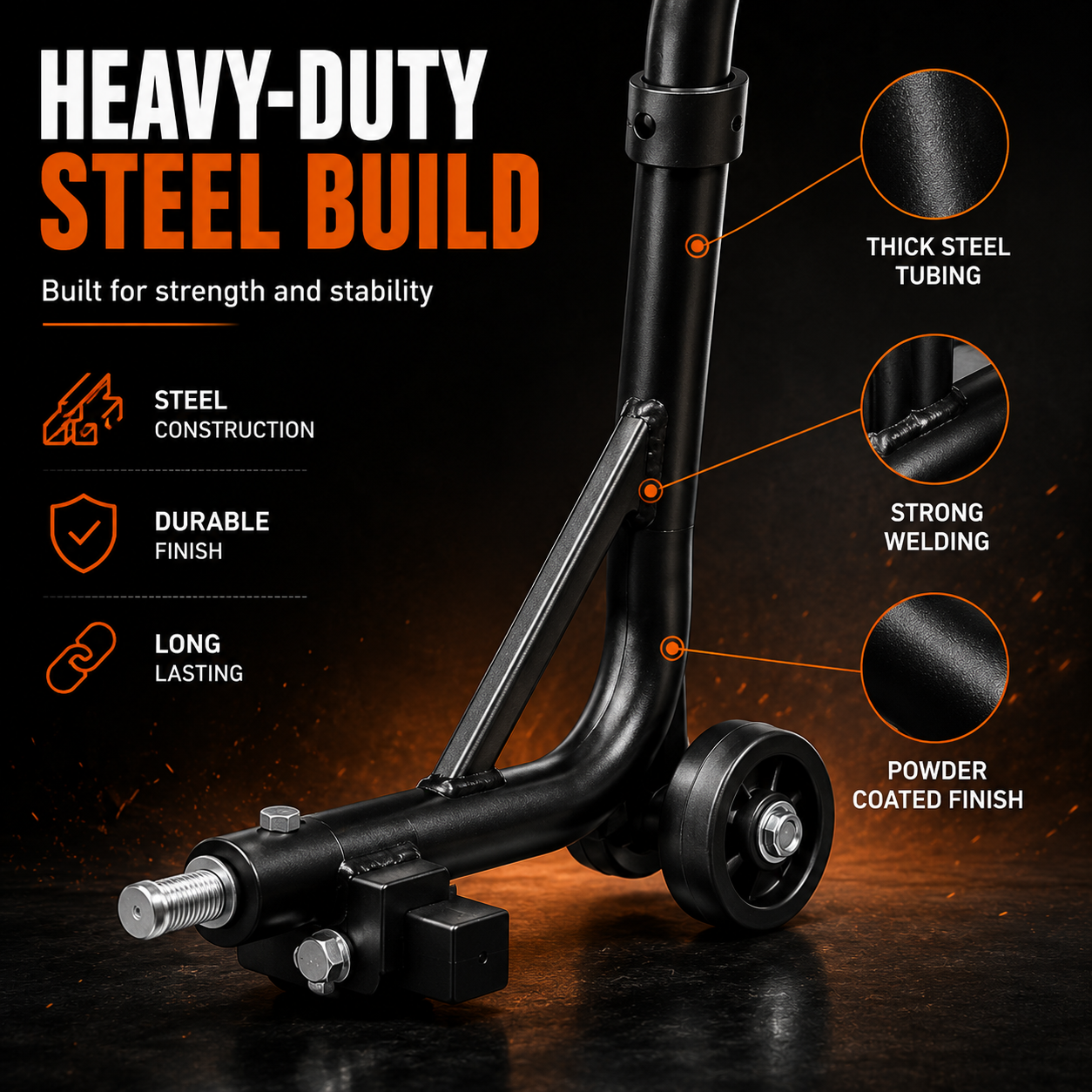 Motorcycle Paddock Stand – Heavy-Duty Bike Maintenance & Parking Stand