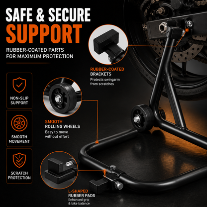 Motorcycle Paddock Stand – Heavy-Duty Bike Maintenance & Parking Stand