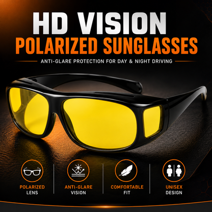 HD Vision Polarized Sunglasses – Anti-Glare UV Protection Glasses for Men & Women