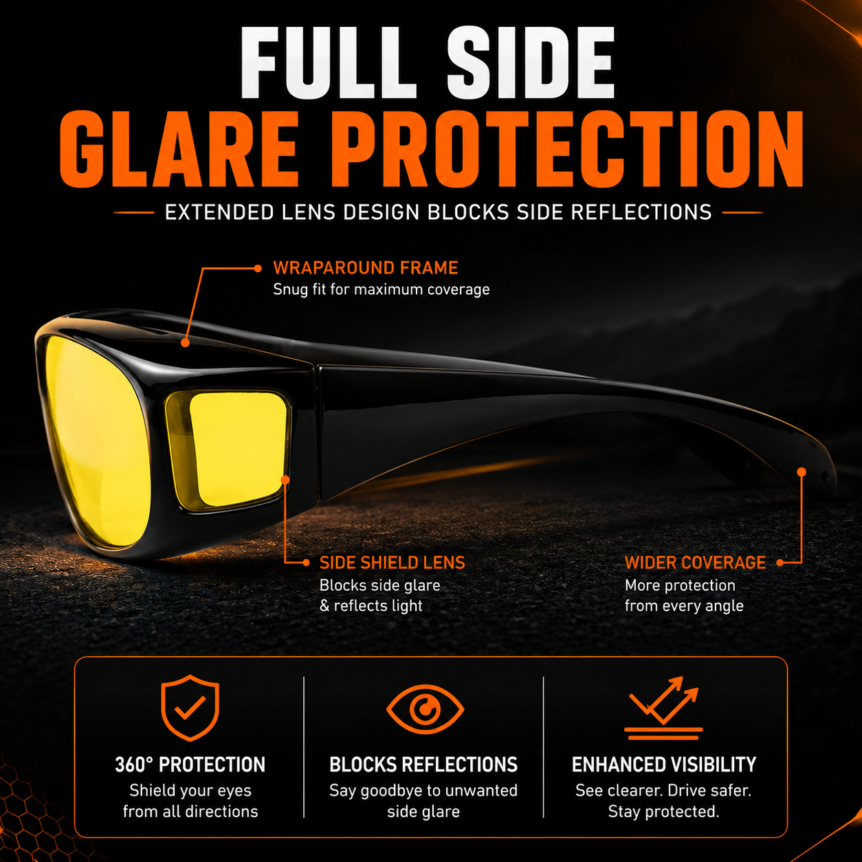 HD Vision Polarized Sunglasses – Anti-Glare UV Protection Glasses for Men & Women