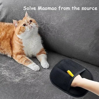 Pet Hair Removal Gloves, Easy Grooming & Shedding Control for Dogs & Cats