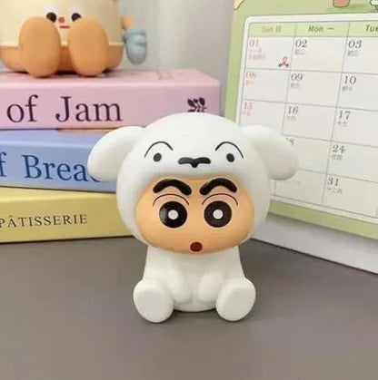 Shin-Chan Shiro LED Night Lamp – Cute Soft Glow Anime Night Light