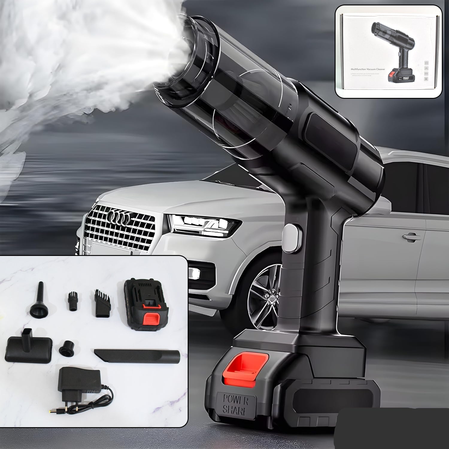 Multifunction 240v Wireless Handheld Vacuum Cleaner (1 Set)