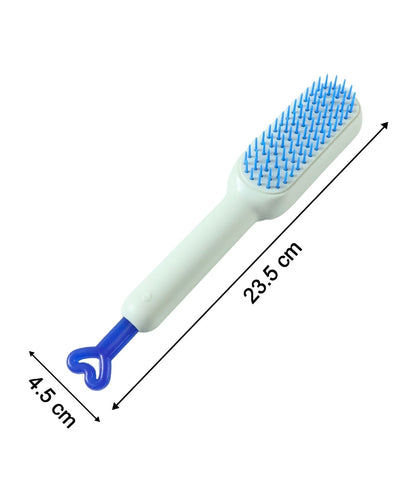 Self-Cleaning Hairbrush – Effortless Detangling with One-Push Hair Removal